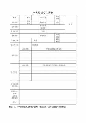 用表格制作简历模板（表格制作简历表）-第3张图片-马瑞范文网