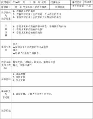 学前教育表格教案模板（学前教育教案范文大全）-第3张图片-马瑞范文网