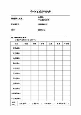 专业评价模板-第1张图片-马瑞范文网