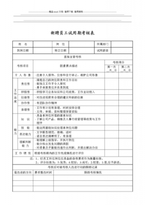 试用期工作业绩模板,试用期工作业绩表 -第1张图片-马瑞范文网