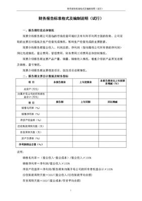 企业财务报告模板 企业财务报告模板6-第2张图片-马瑞范文网