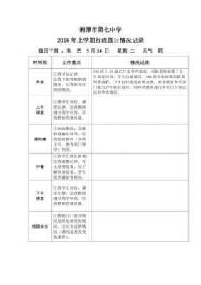 学校行政工作日志模板-第1张图片-马瑞范文网