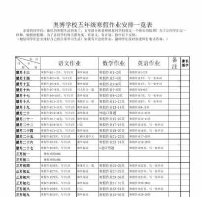  假日作业安排表模板「假日作业安排表模板怎么写」-第1张图片-马瑞范文网