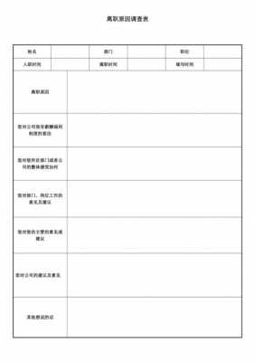 原因分析调查表模板-第3张图片-马瑞范文网