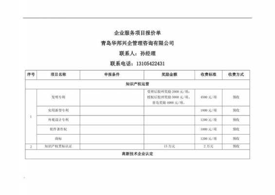 技术服务费报价单 技术服务报价函模板-第2张图片-马瑞范文网