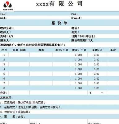 技术服务费报价单 技术服务报价函模板-第3张图片-马瑞范文网