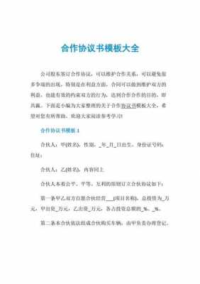 信息费合作协议模板,信息合作协议书 -第3张图片-马瑞范文网