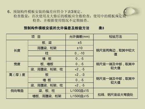 模板安装的质量标准（模板安装的质量标准是什么）-第3张图片-马瑞范文网