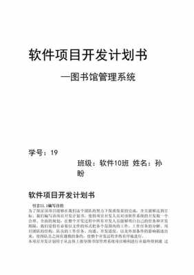 软件项目开发计划模板,软件开发项目计划书模板 -第2张图片-马瑞范文网