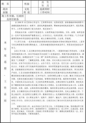 扶贫专干考核表模板-第3张图片-马瑞范文网