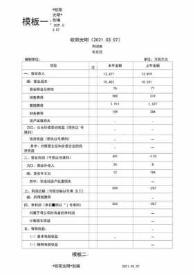 审计报告中利润表模板-第3张图片-马瑞范文网