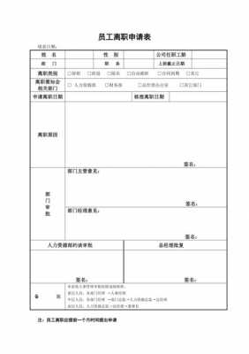 辞职员工登记表模板-第3张图片-马瑞范文网