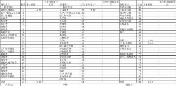 年报期间费用表怎么填 年报期间费用表格模板-第1张图片-马瑞范文网