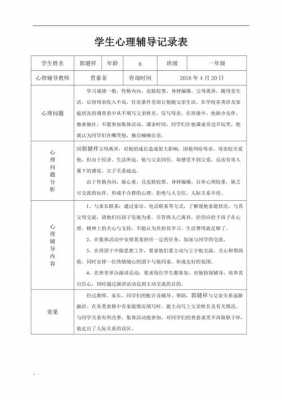 个人心理辅导方案模板,个人心理辅导记录表 -第2张图片-马瑞范文网