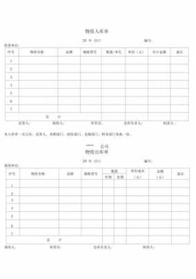 广告公司出入库单模板-第1张图片-马瑞范文网