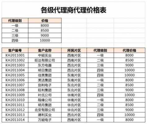 代理经销产品一览表-第3张图片-马瑞范文网