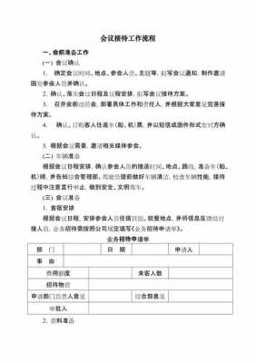 会议接待模板（会议接待流程及工作内容）-第3张图片-马瑞范文网