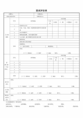 面试评估记录表 面试评估表模板doc-第3张图片-马瑞范文网