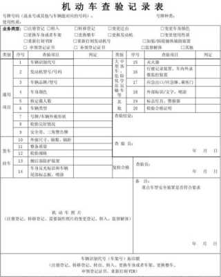 车辆稽查表格模板-第2张图片-马瑞范文网