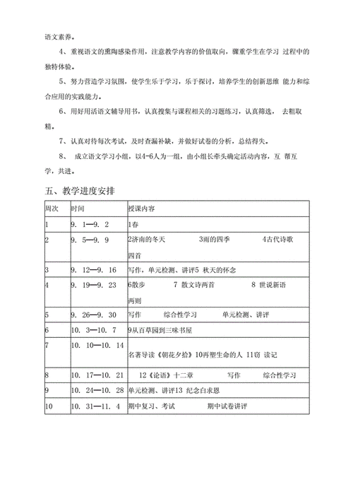 课程计划内容 课程计划模板-第2张图片-马瑞范文网