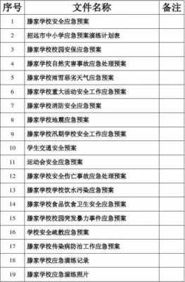 校安建设档案整理模板（学校安全档案）-第3张图片-马瑞范文网