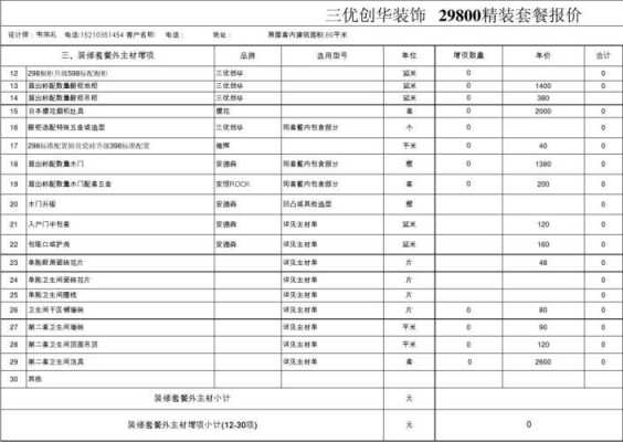  装饰公司工艺单谈模板「装饰公司工艺单谈模板图片」-第3张图片-马瑞范文网