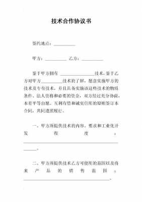 技术企业合作方案模板,技术合作协议模板 -第2张图片-马瑞范文网