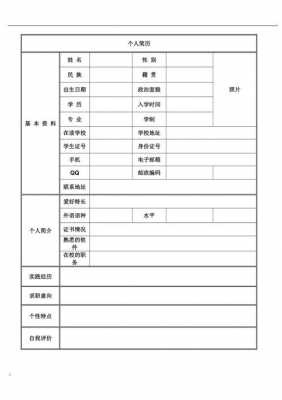 实习生简历怎么写-实习生表格简历模板下载-第3张图片-马瑞范文网