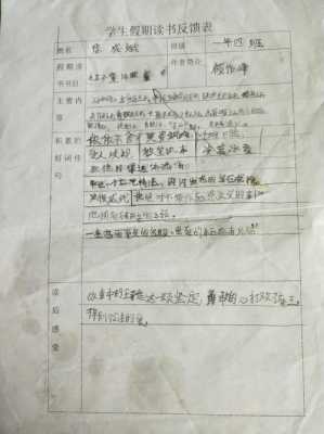  一年级读书反馈卡模板「一年级读书反馈怎么写」-第2张图片-马瑞范文网