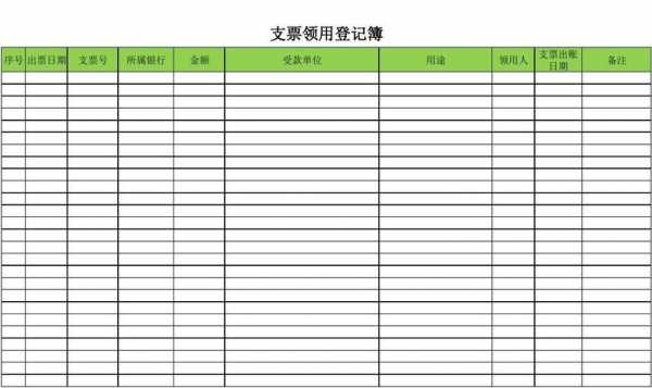  支票领用簿模板「支票领用是什么意思」-第3张图片-马瑞范文网