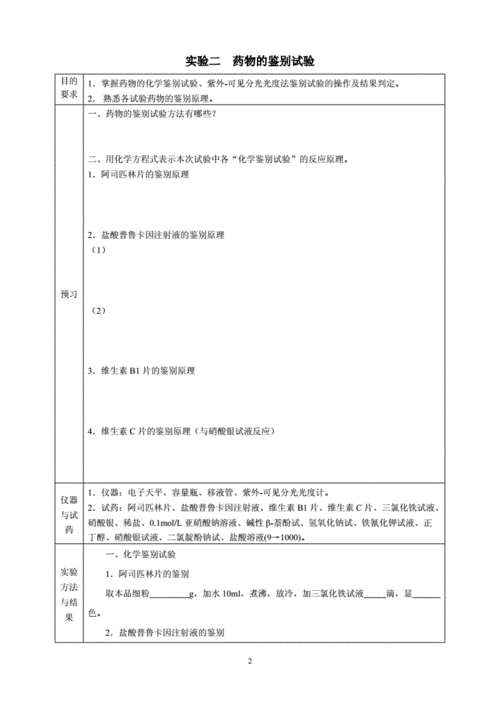 分析实验报告模板下载_分析实验总结-第3张图片-马瑞范文网