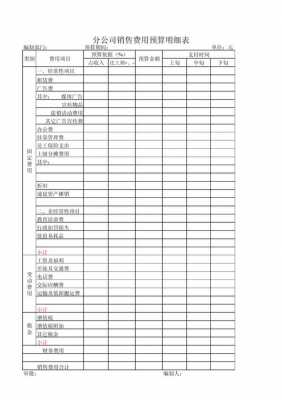 销售预算明细表-第3张图片-马瑞范文网