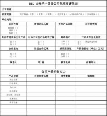 代理商分析表格模板的简单介绍-第1张图片-马瑞范文网