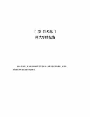 测试总结报告模板_测试总结报告包含什么-第2张图片-马瑞范文网