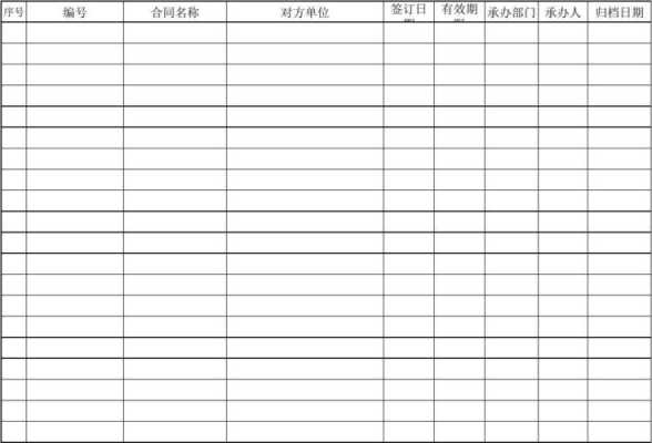  工程合同归档模板「工程合同归档方法」-第3张图片-马瑞范文网