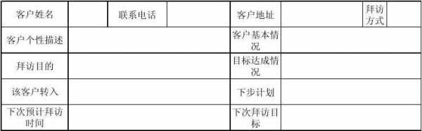 约见客户记录模板_约见客户的意义是什么-第3张图片-马瑞范文网