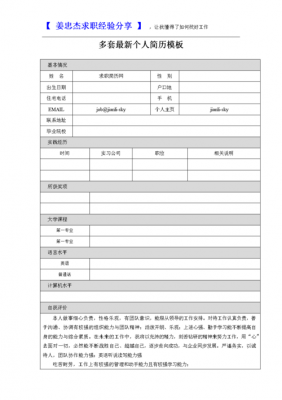 服务员简历表格 个人简历模板应聘服务员-第3张图片-马瑞范文网