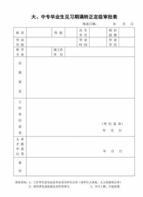 大中专毕业生转正定级模板,大中专毕业生转正定级模板图片 -第3张图片-马瑞范文网