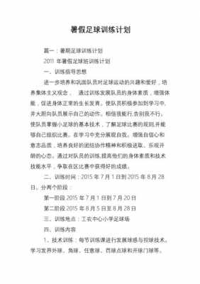 足球培训班训练计划方案-足球培训班策划书模板-第1张图片-马瑞范文网