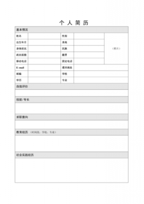 个人上学时的简历模板-第3张图片-马瑞范文网