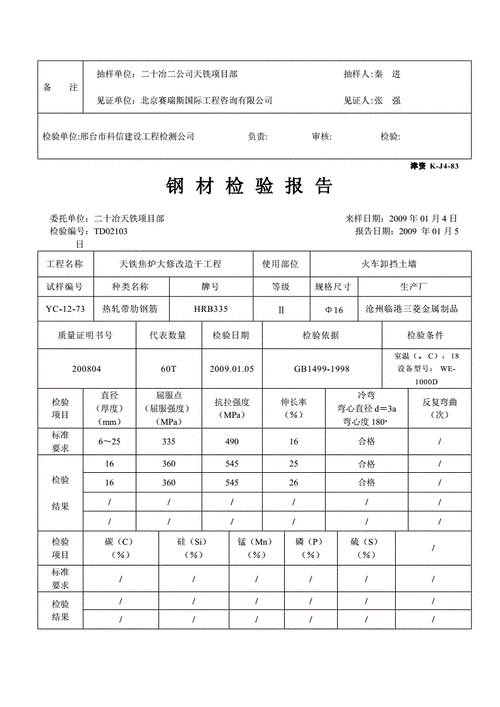 钢材产品质量-钢材产品质检报告模板-第3张图片-马瑞范文网