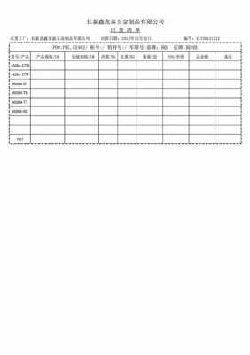 出货单表格模板三等分-第3张图片-马瑞范文网