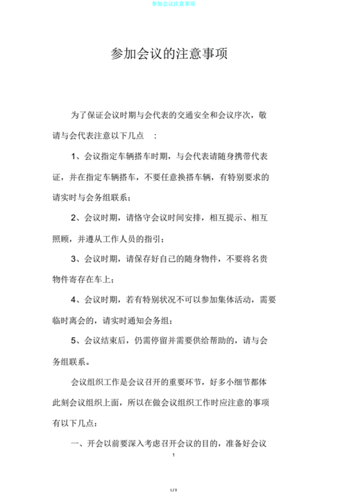 开会注意事项怎么写-开会注意事项模板-第3张图片-马瑞范文网