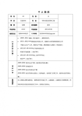 在校本科生简历模板,本科生怎么写简历 -第3张图片-马瑞范文网