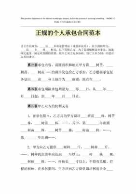  简要承包合同模板「简单承包协议书格式范文」-第3张图片-马瑞范文网