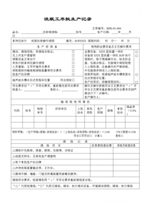 药品批生产记录模板,药厂批生产记录填写要求 -第2张图片-马瑞范文网