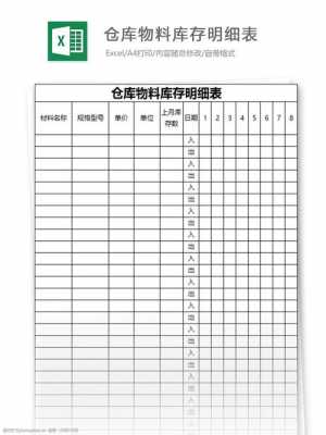 超市仓库库存模板图片-超市仓库库存模板-第3张图片-马瑞范文网