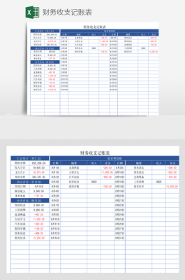 财务收支记录表-财务收支总账本模板-第3张图片-马瑞范文网