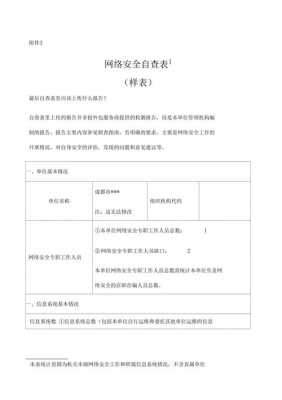 网络安全的自查报告模板,网络安全自查情况表 -第1张图片-马瑞范文网