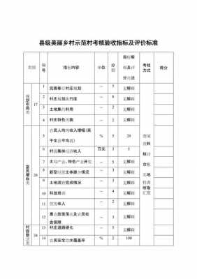 示范村建设验收表模板,示范村建设情况汇报 -第1张图片-马瑞范文网